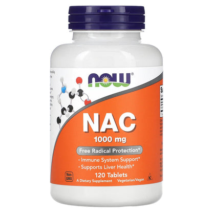 NOW Foods, NAC, 1,000 mg, 120 Tablets