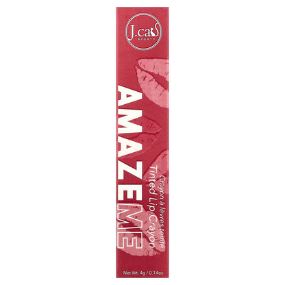 J.Cat Beauty, Amaze Me, Tinted Lip Crayon, AMC110 In Your Own Way, 0.14 oz (4 g)