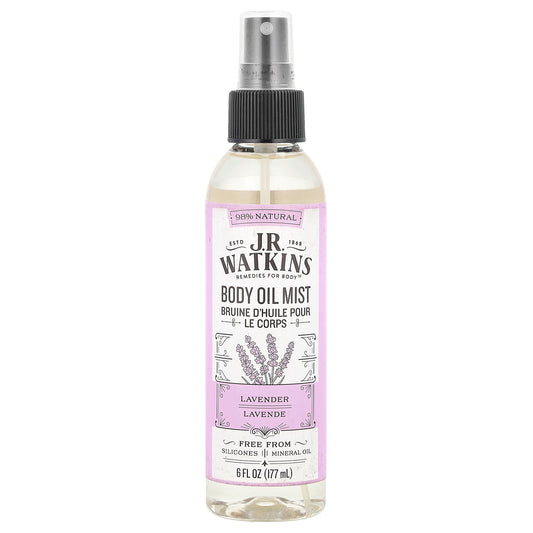 J R Watkins, Body Oil Mist, Lavender, 6 fl oz (177 ml)