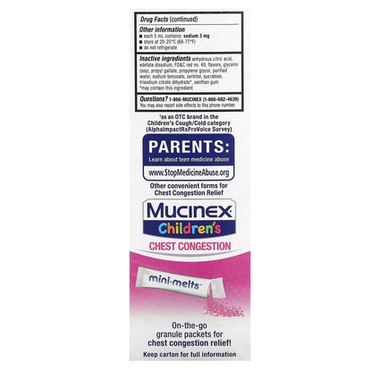 Mucinex, Children's, Multi-Symptom Cold, Ages 4+ Yrs, Very Berry, 4 fl oz (118 ml)