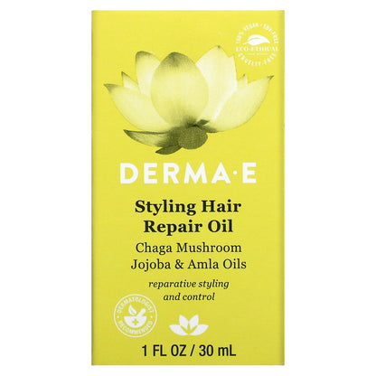 DERMA E, Styling Hair Repair Oil, 1 fl oz (30 ml)