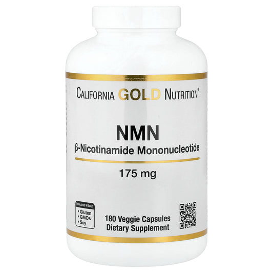 California Gold Nutrition, NMN, 175 mg , 180 Veggie Capsules