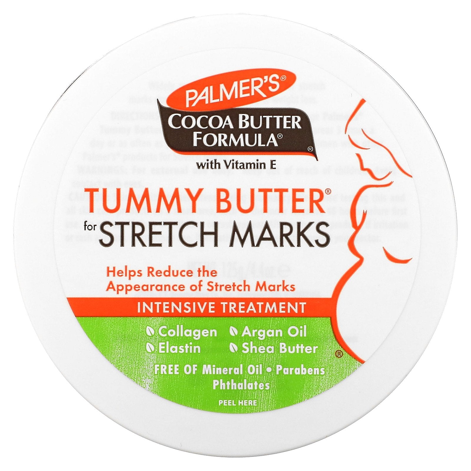 Palmer's, Cocoa Butter Formula® with Vitamin E, Tummy Butter for Stretch Marks, 4.4 oz (125 g)