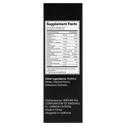 Venture Pal, 8-in-1 Vitamin B Complex, Lemon, 2 fl oz (60 ml)