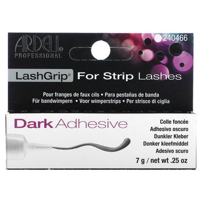 Ardell, LashGrip, For Strip Lashes, Dark Adhesive, 0.25 oz (7 g)