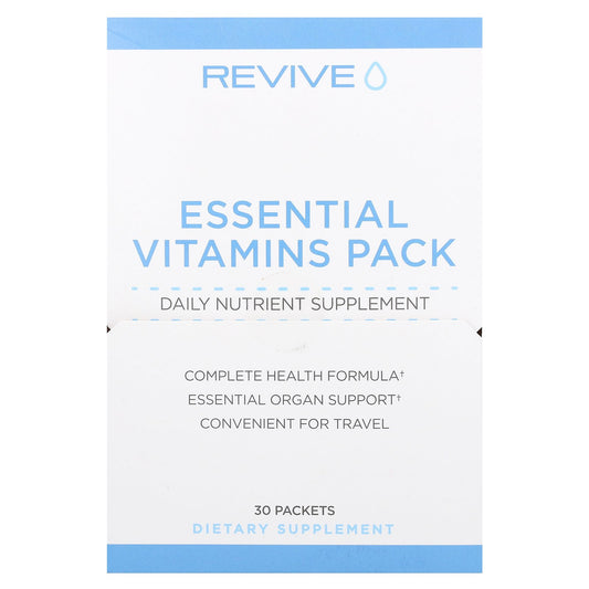 Revive, Essential Vitamins Pack, 30 Packets