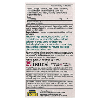 Natural Factors, Whole Earth & Sea®, Women's Multi, 60 Vegetarian Capsules