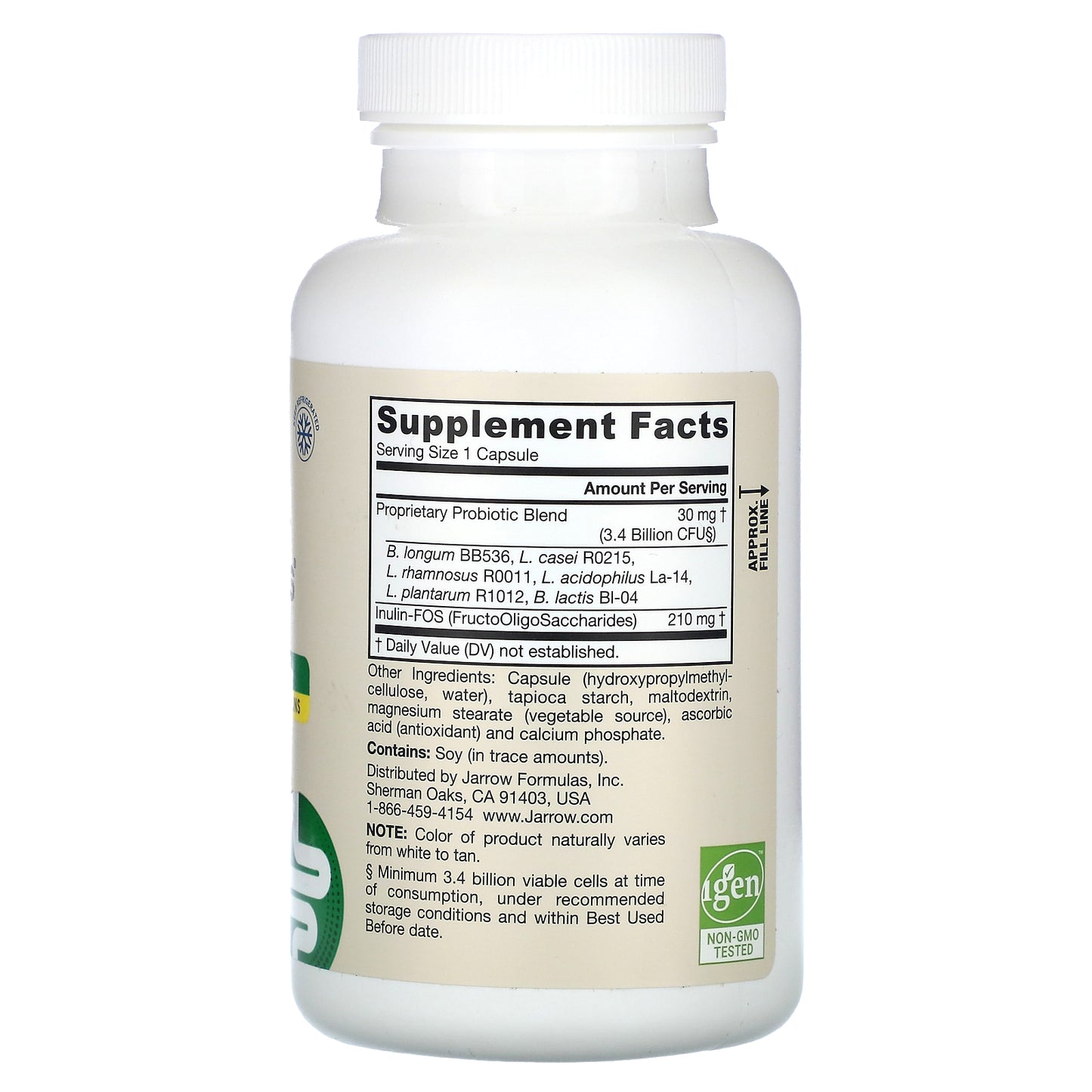 Jarrow Formulas, Vegan Jarro-Dophilus® Plus FOS, 300 Veggie Capsules