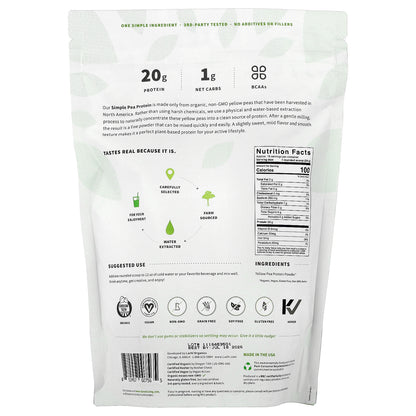 Sprout Living, Simple Pea Protein, 1 lb (454 g)