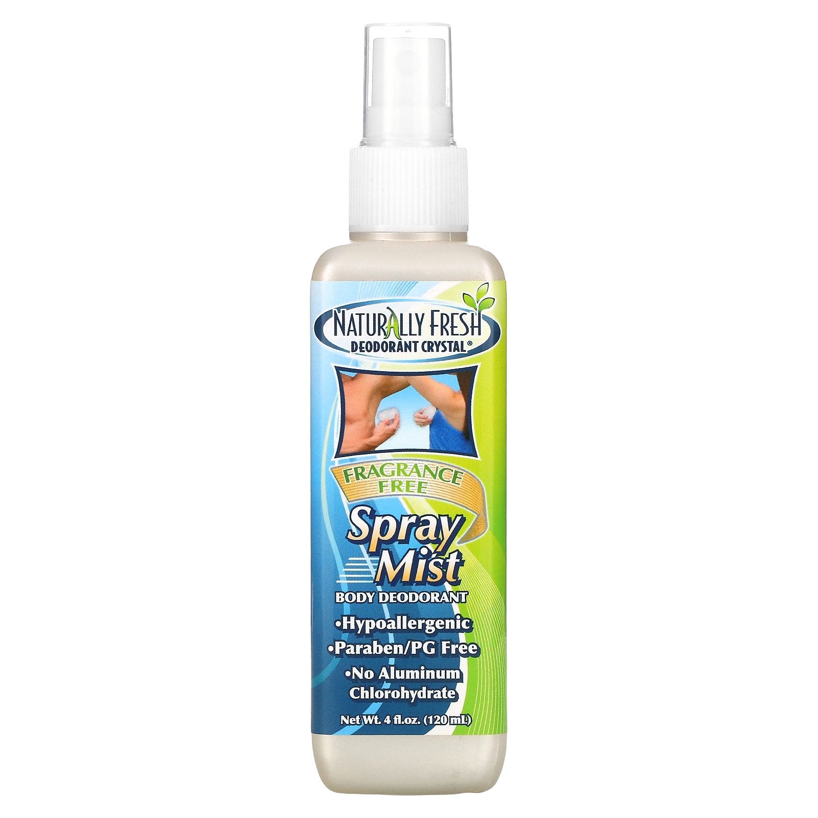 Naturally Fresh, Spray Mist, Body Deodorant, 4 fl oz (120 ml)