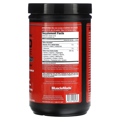 MuscleMeds, Amino Decanate, Fruit Punch, 13.4 oz (381 g)