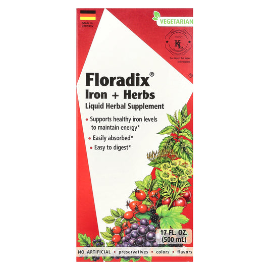 Floradix, Iron + Herbs, 17 fl oz (500 ml)