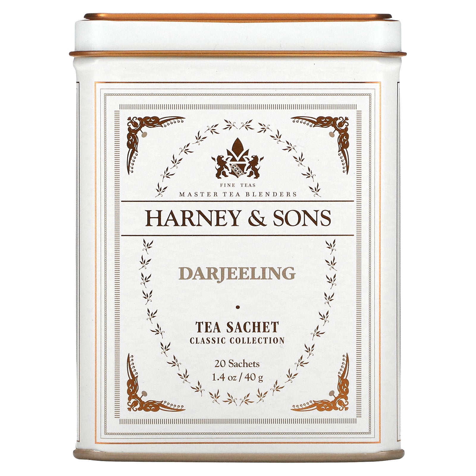 Harney & Sons, Fine Teas, Darjeeling, , 20 Tea Sachets, 1.4 oz (40 g)