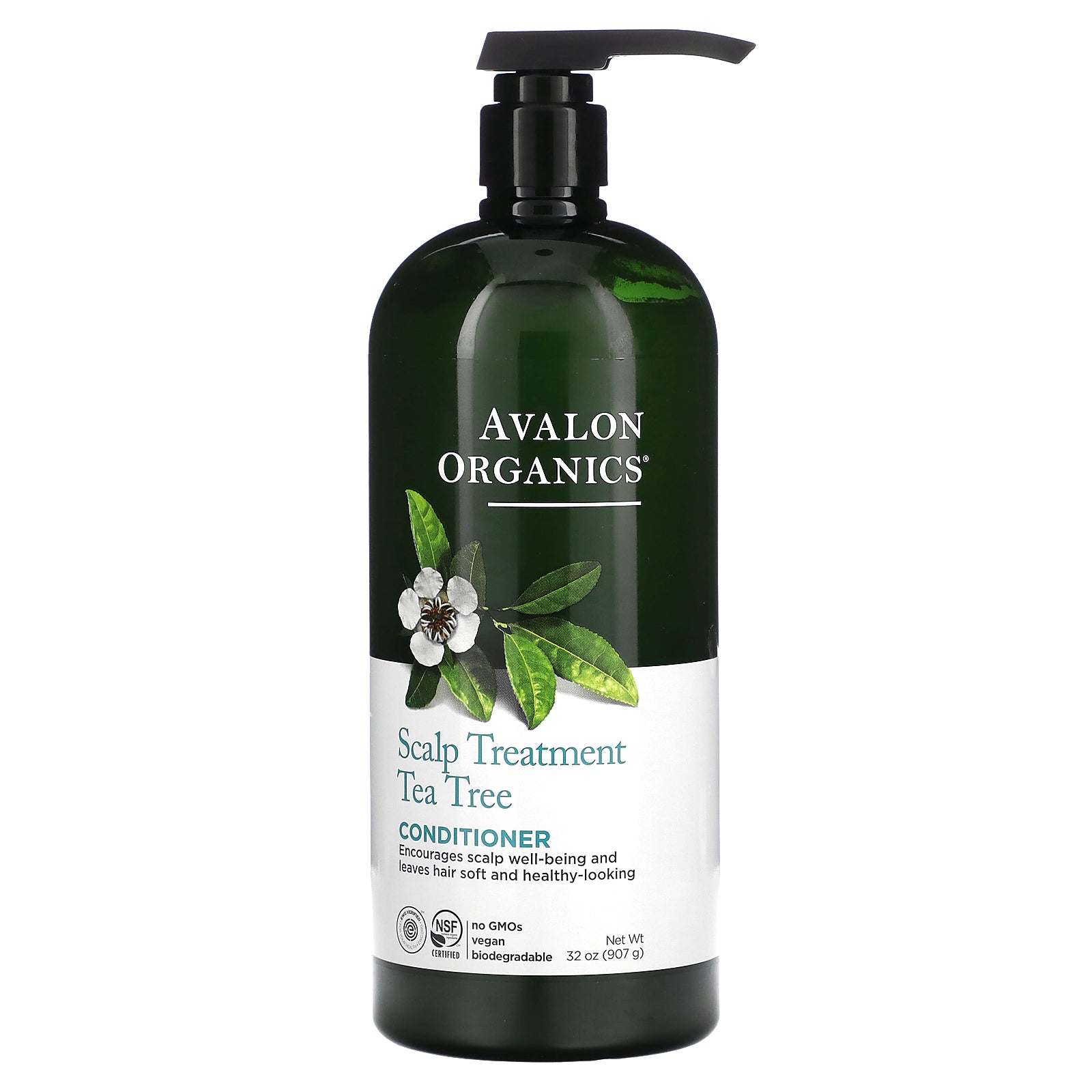 Avalon Organics, Conditioner, Scalp Treatment , Tea Tree, 32 oz (907 g)