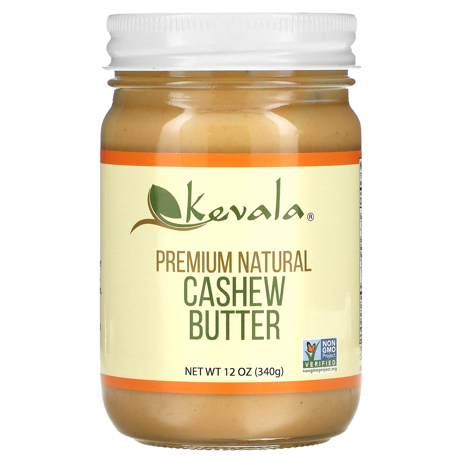 Kevala, Premium Natural Cashew Butter, 12 oz (340 g)