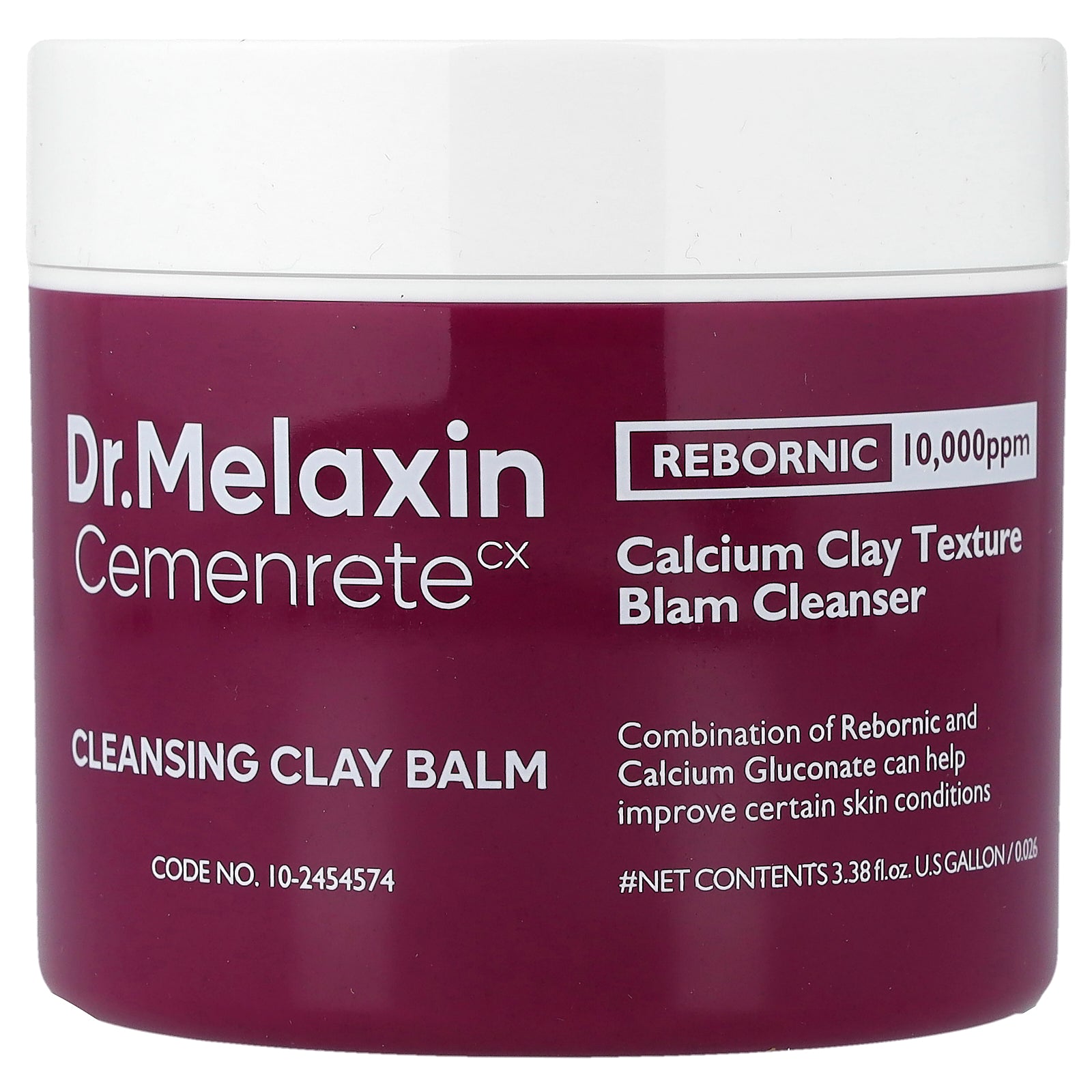 Dr.Melaxin, Cemenrete Cleansing Clay Balm, 3.38 fl oz (100 ml)