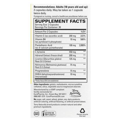 Terry Naturally, Adrenaplex®, 60 Capsules