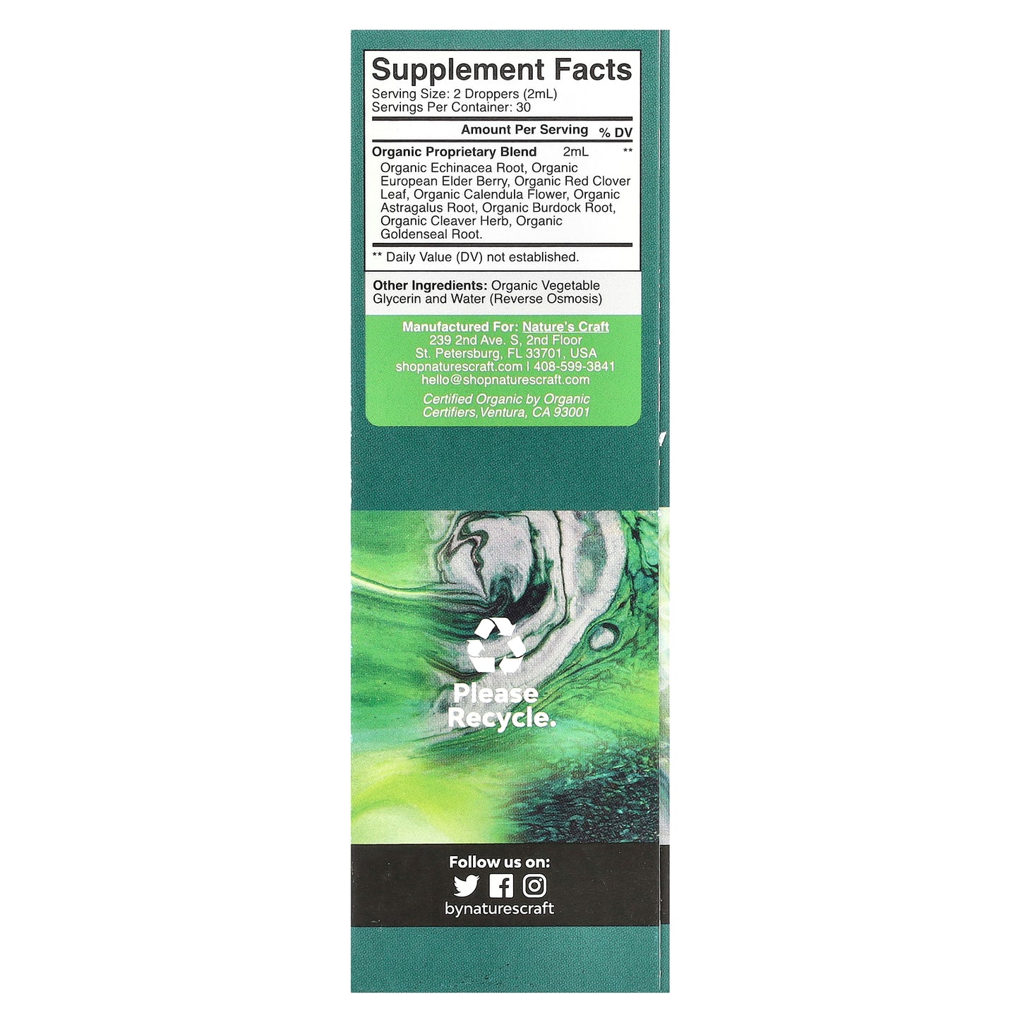 Nature's Craft, Lymphatic Support, 60 ml