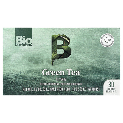 Bio Nutrition, Green Tea, 30 Tea Bags, 1.9 oz (53.9 g)