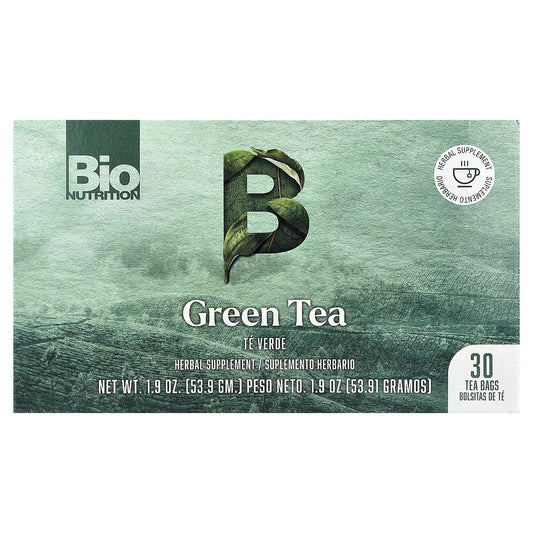 Bio Nutrition, Green Tea, 30 Tea Bags, 1.9 oz (53.9 g)