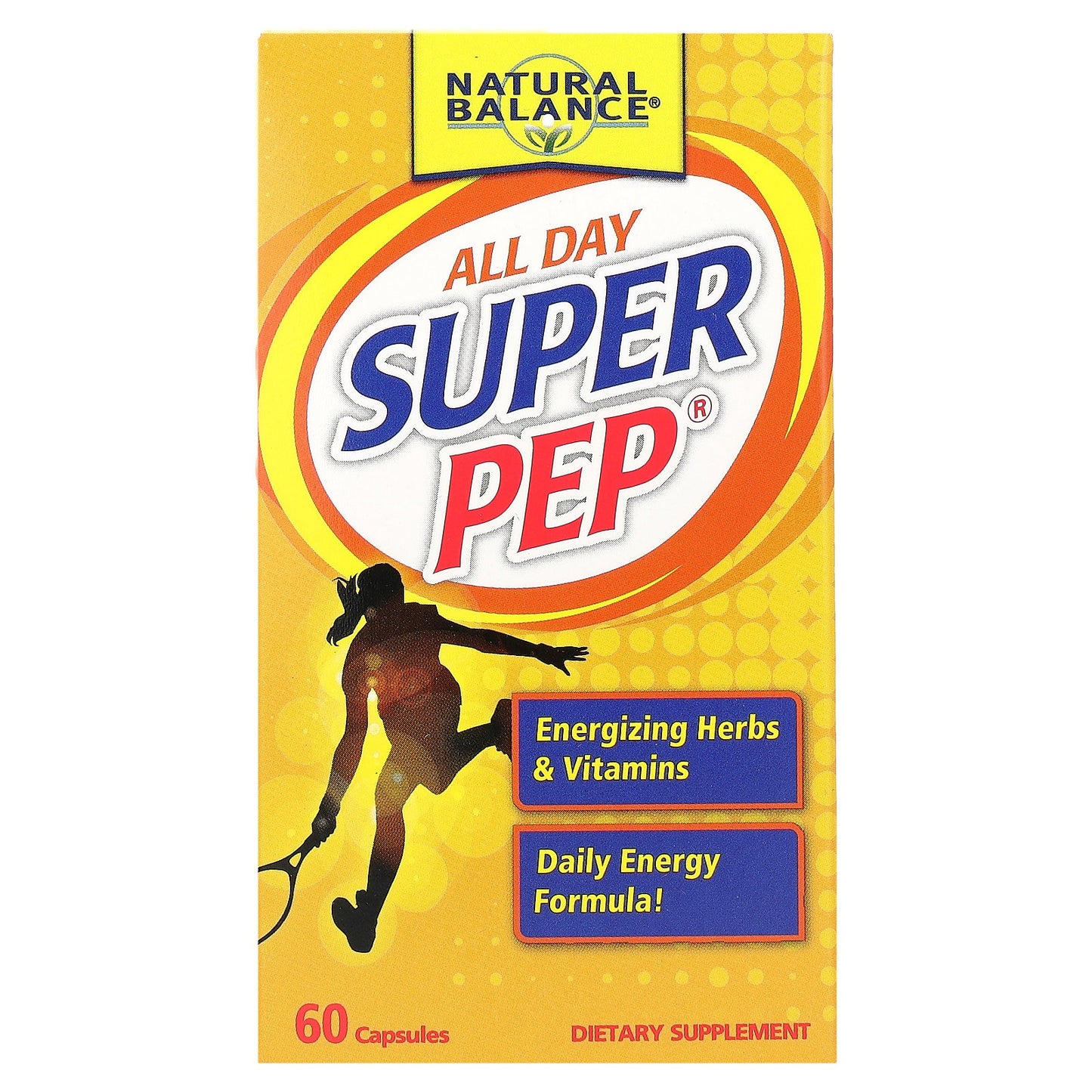 Natural Balance, All Day Super Pep, 60 Capsules