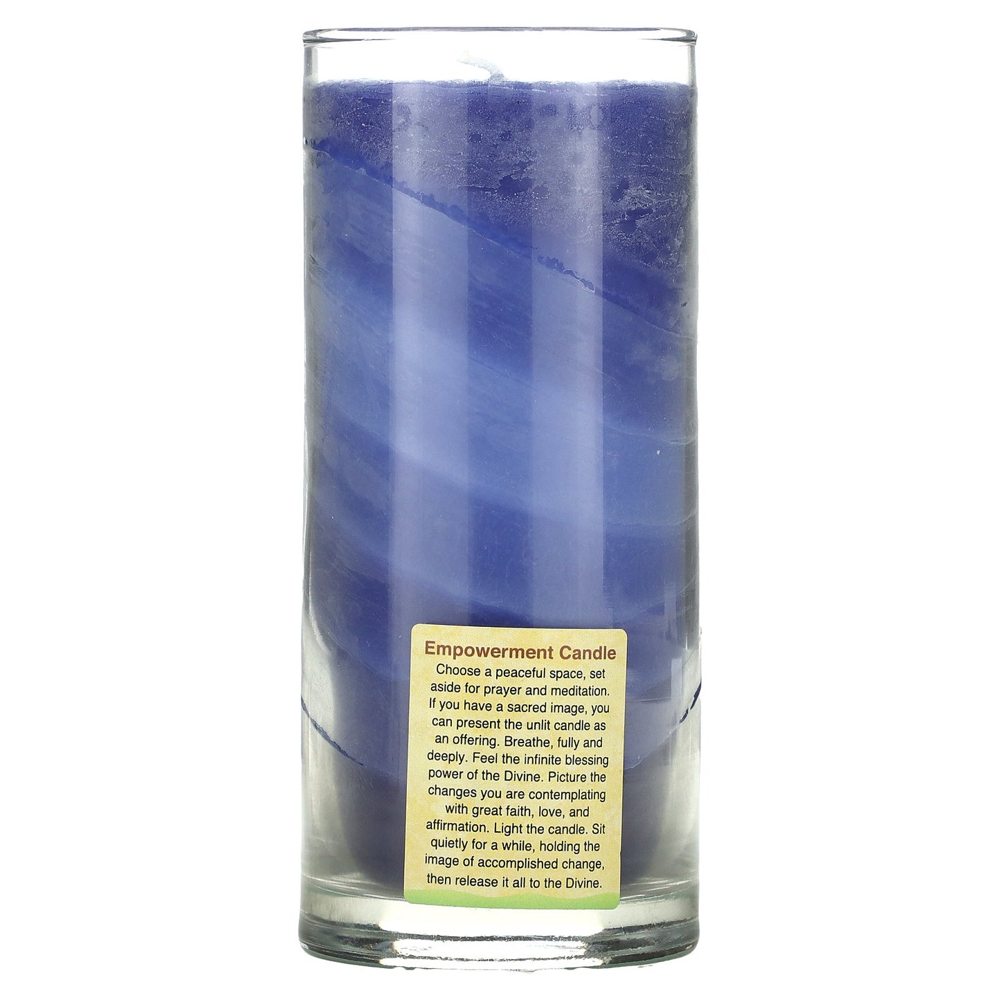 Aloha Bay, Chakra Energy Candle, Abundance, Indigo, 11 oz