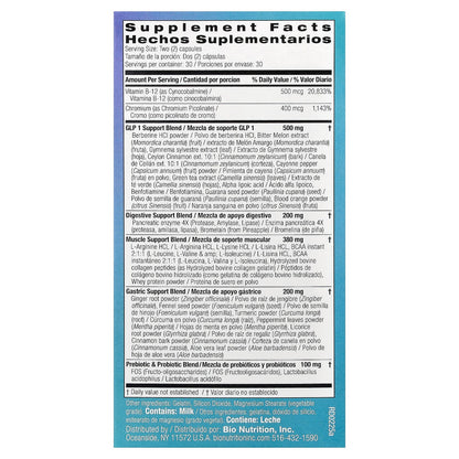 Bio Nutrition, GLP-1 Support Wellness, 60 Capsules