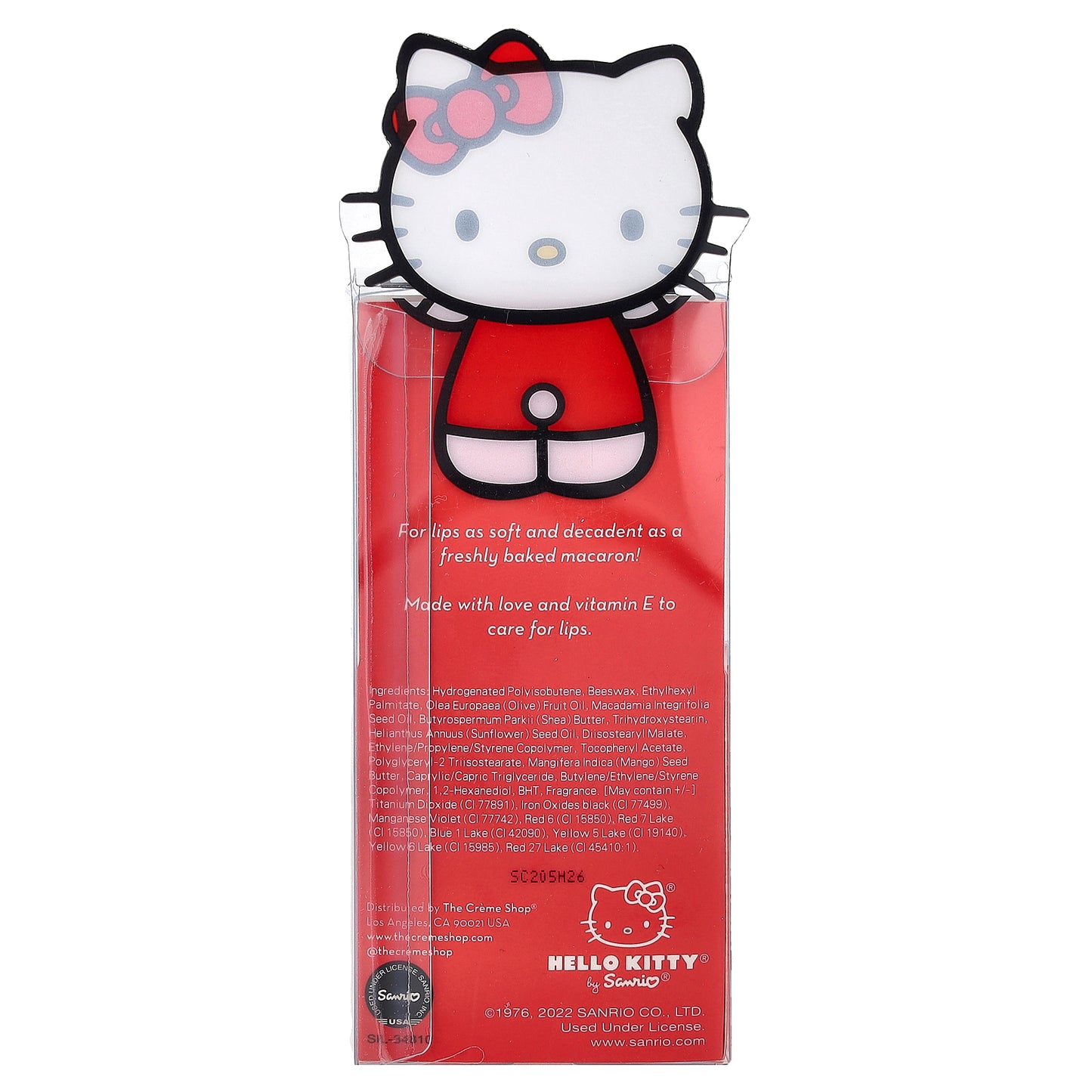 The Creme Shop, Hello Kitty®, Macaron Lip Balm, Mixed Berry, 0.26 oz (7.5 g)