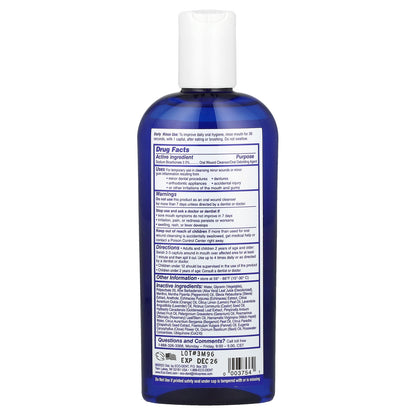 Eco-Dent, Ultimate Essential MouthCare®, DailyRinse™ & Oral Wound Cleanser/Debriding Agent, Alcohol Free, Sparkling Clean Mint, 8 fl oz (237 ml)