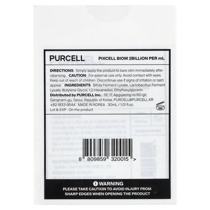 PURCELL, Pixcell BioM™, 1.01 fl oz (30 ml)