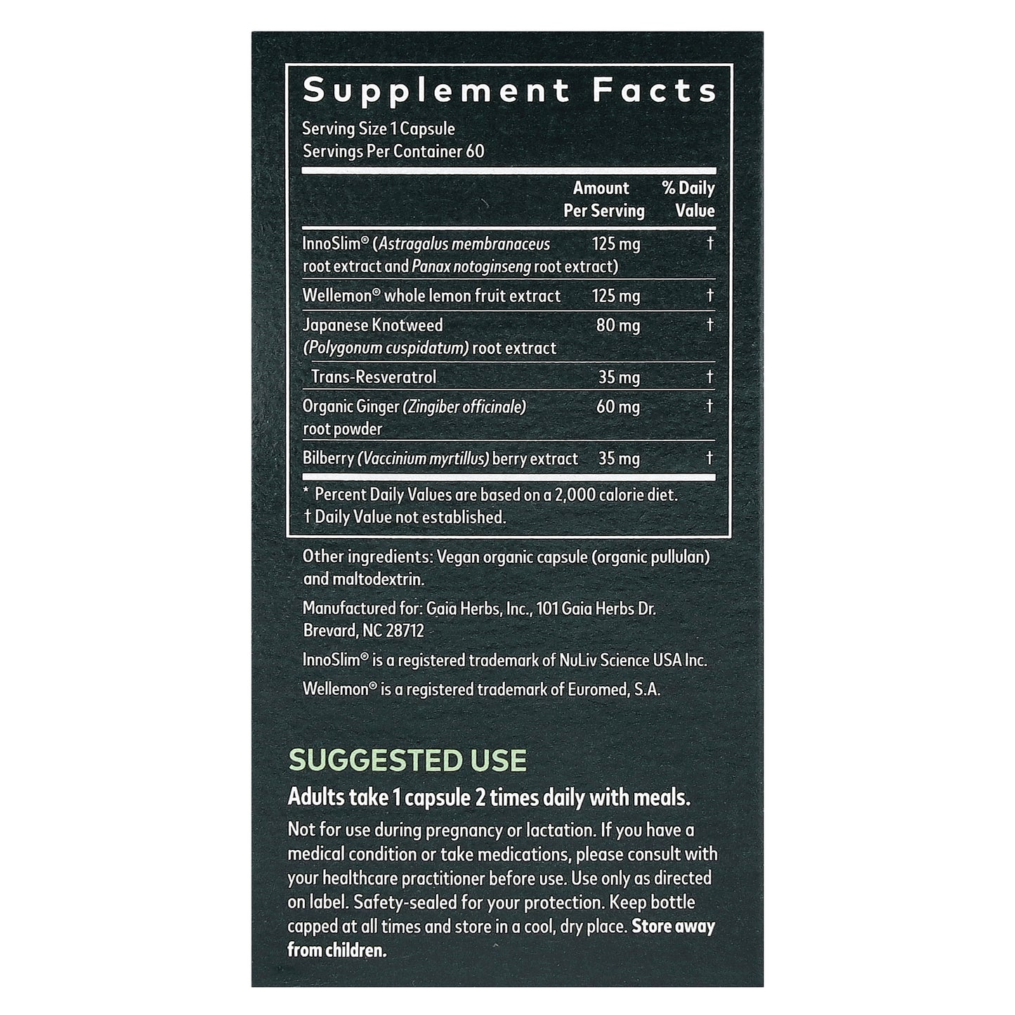 Gaia Herbs, Metabolic Activator, 60 Vegan Capsules