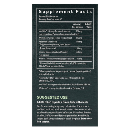 Gaia Herbs, Metabolic Activator, 60 Vegan Capsules