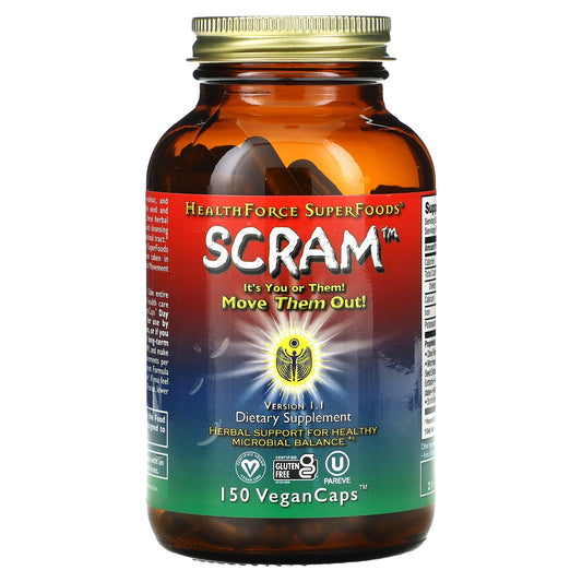 HealthForce Superfoods, Scram, 150 VeganCaps