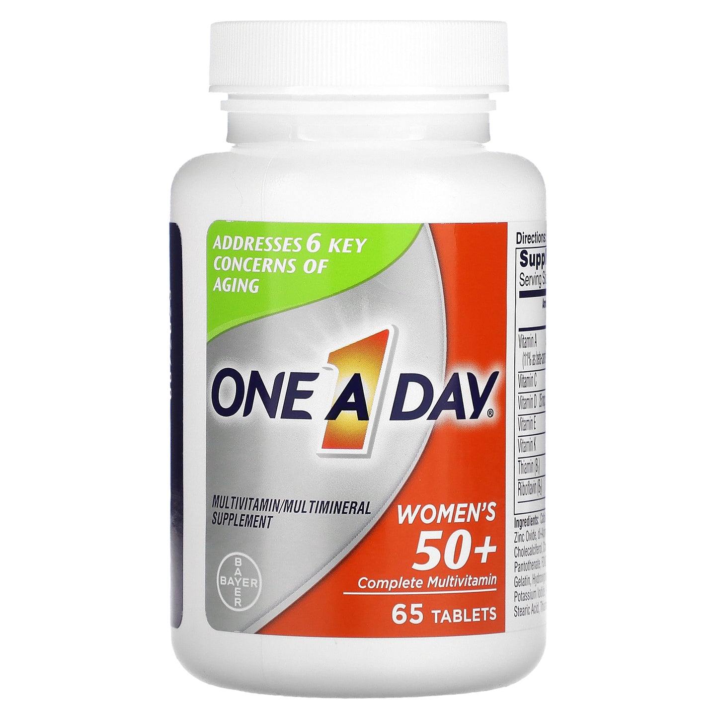 One-A-Day, Women’s 50+ Complete Multivitamin, 65 Tablets