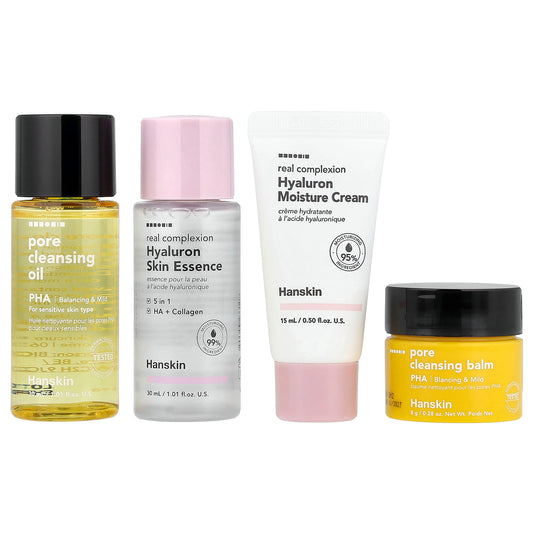 Hanskin, Glass Skin On The Go, 4 Piece Set