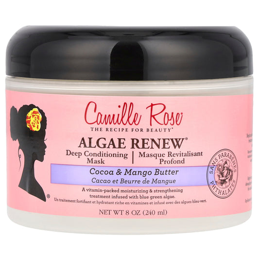 Camille Rose, Algae Renew®, Deep Conditioning Mask, Cocoa & Mango Butter, 8 oz (240 ml)