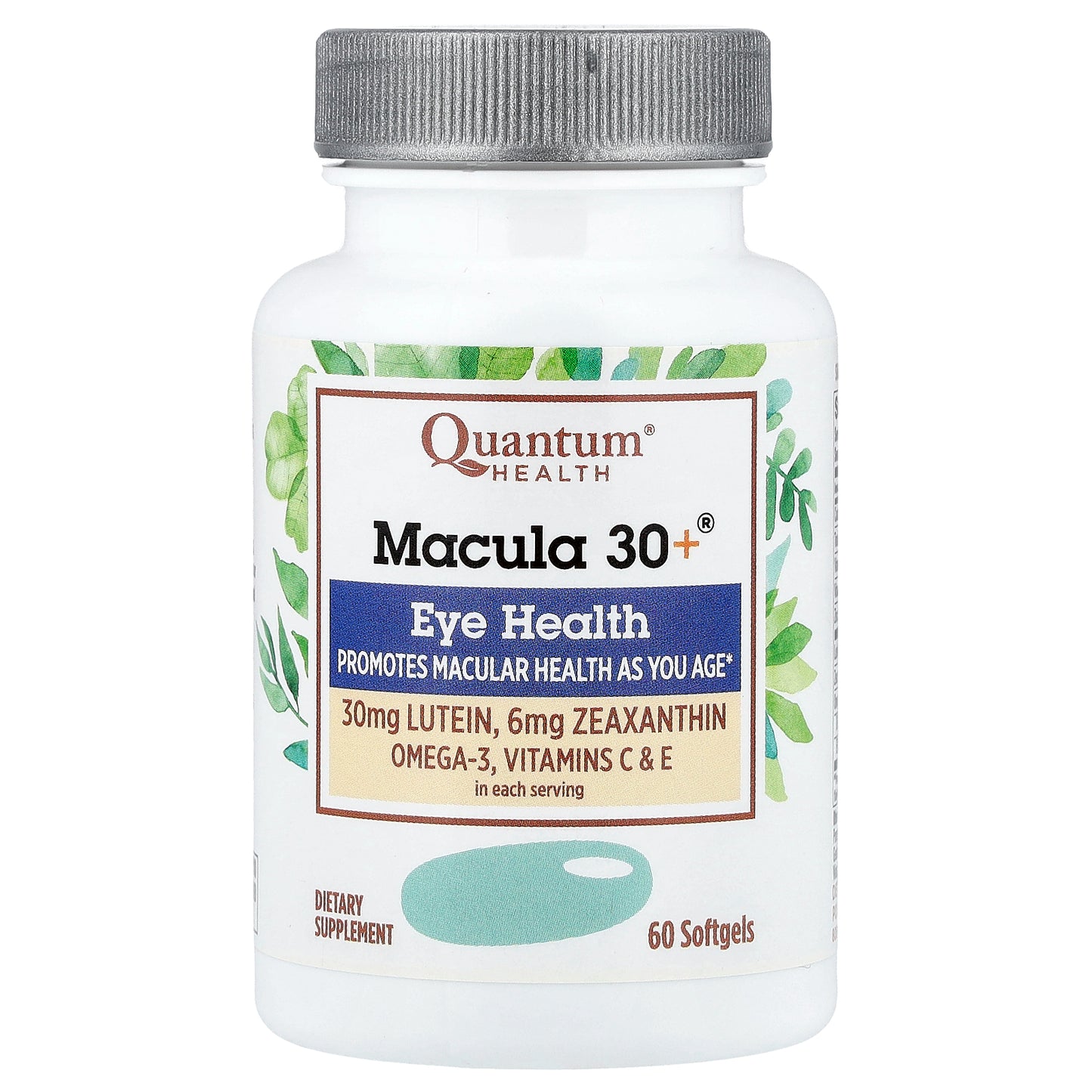 Quantum Health, Macula 30+®, Eye Health, 60 Softgels