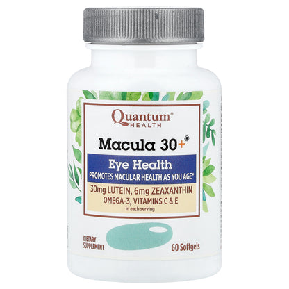 Quantum Health, Macula 30+®, Eye Health, 60 Softgels