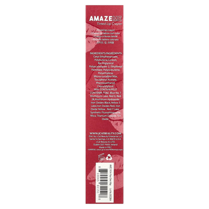 J.Cat Beauty, Amaze Me, Tinted Lip Crayon, AMC110 In Your Own Way, 0.14 oz (4 g)