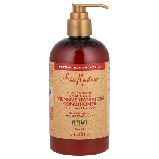 SheaMoisture, Manuka Honey & Mafura Oil, Intensive Hydration Conditioner, 13 fl oz (384 ml)