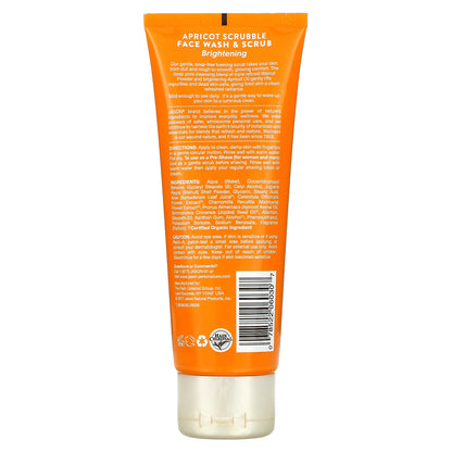 Jason Natural, Brightening Apricot Scrubble, Facial Wash & Scrub, 4 oz (113 g)