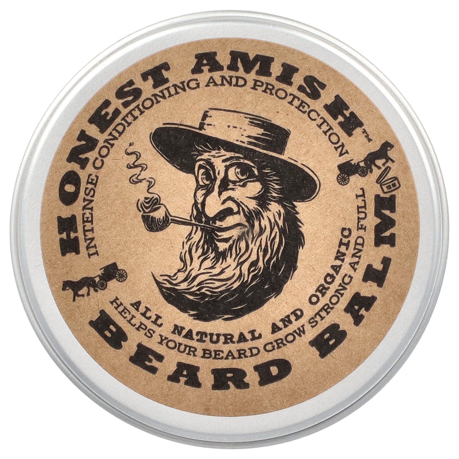 Honest Amish, Beard Balm, 2 oz (60 ml)