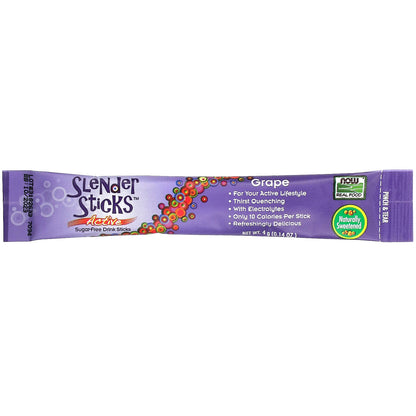 NOW Foods, Real Food, Slender Sticks, Active Grape, 12 Sticks, 1.7 oz (48 g)