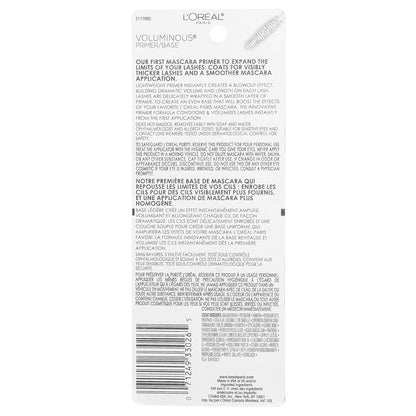 L'Oréal, Voluminous, Primer, 300 White Primer, 0.24 fl oz (7.3 ml)