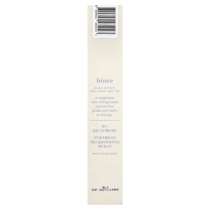 Hince, Slim Stick Melting Matte, SM002 New Silhouette, 0.05 oz (1.6 g)