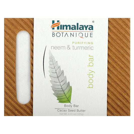 Himalaya, Botanique, Purifying Neem & Turmeric Body Bar, 4.41 oz (125 g)