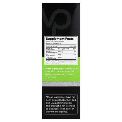 Venture Pal, Vitamin D3 + K2, Lemon Lime, 2 fl oz (60 ml)