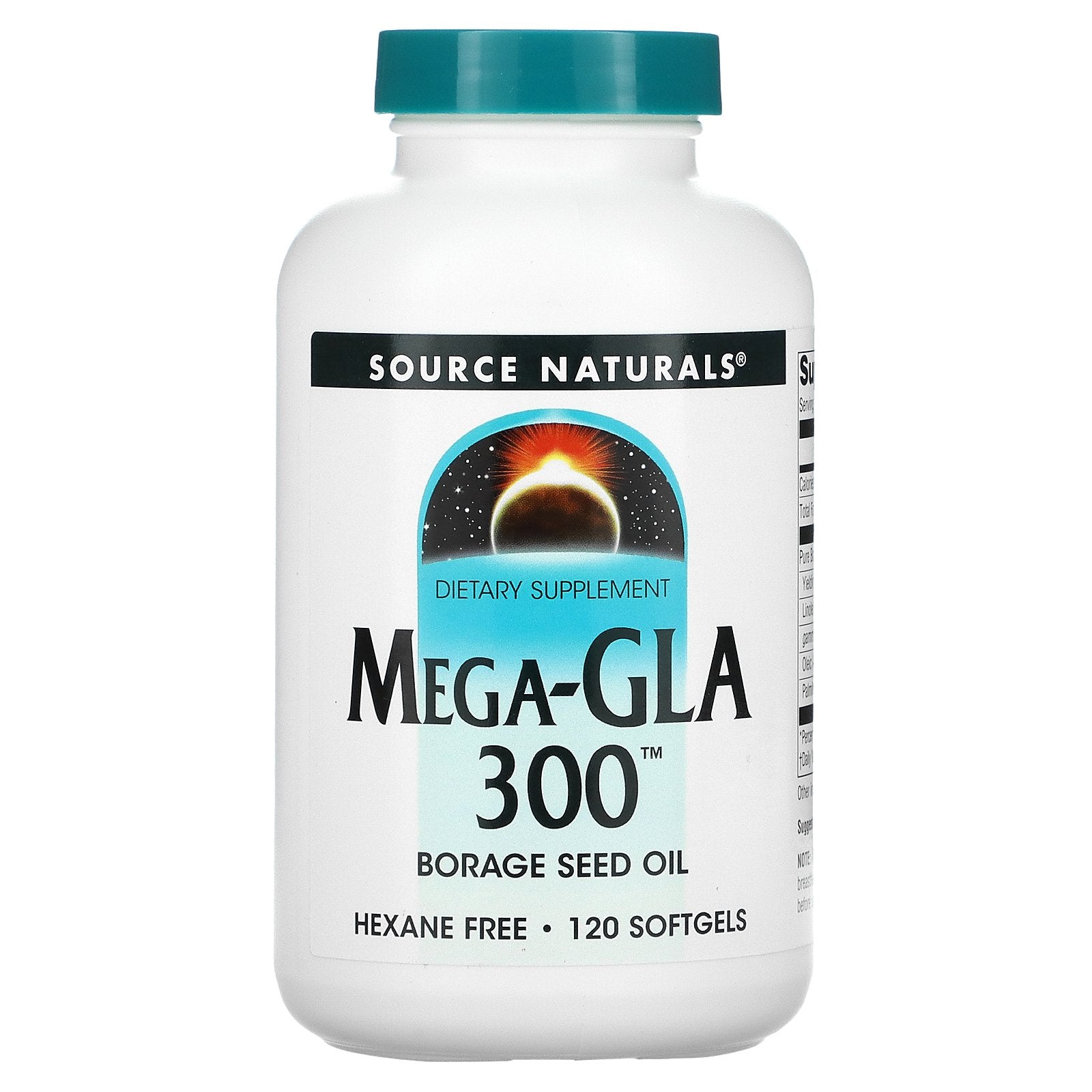 Source Naturals, Mega-GLA 300™, 120 Softgels