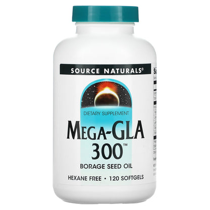 Source Naturals, Mega-GLA 300™, 120 Softgels