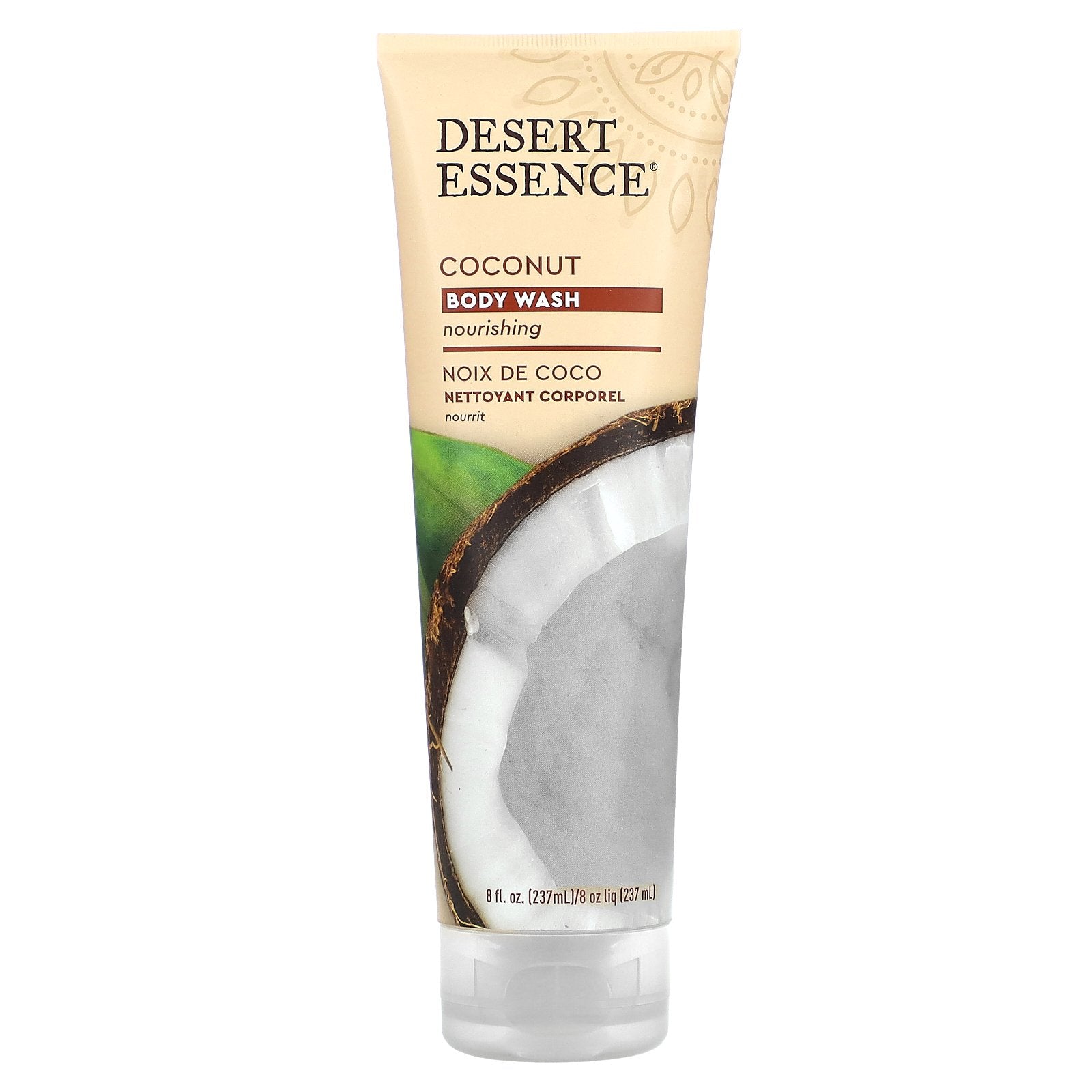 Desert Essence, Body Wash, Coconut, 8 fl oz (237 ml)